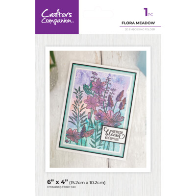 Embossing Folder, Flora Meadow