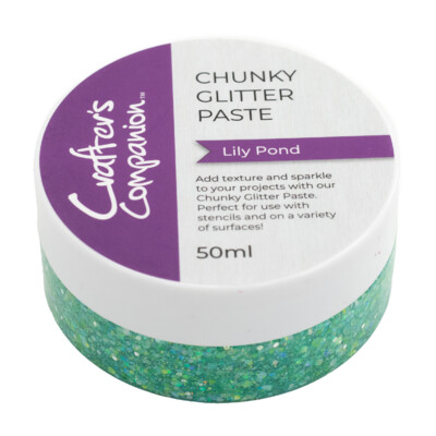 Chunky Glitter Paste, Lily Pond