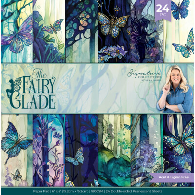 Sara Signature 6X6 Paper Pad, Fairy Glade