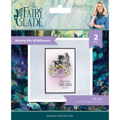 Sara Signature Clear Stamp & Die Combo, Fairy Glade - Among the Wildflowers