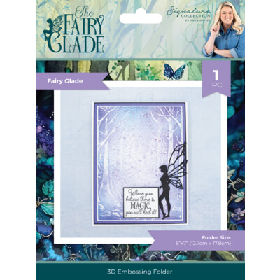 Sara Signature 3D Embossing Folder, Fairy Glade - Fairy Glade