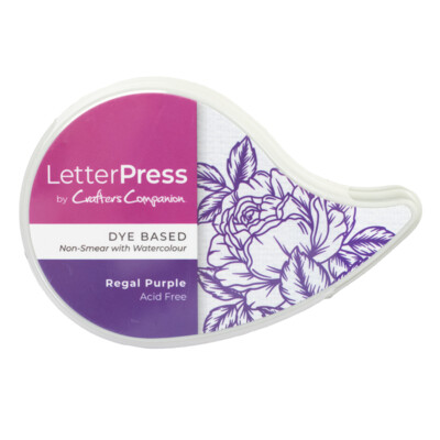 Gemini LetterPress Ink Pad, Regal Purple