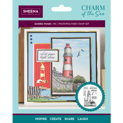 Sheena Crafts Clear Stamp, Charm of the Sea - Guided Home