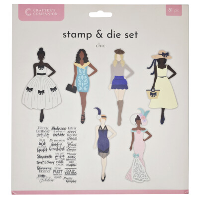 Clear Stamp & Die Set, Chic