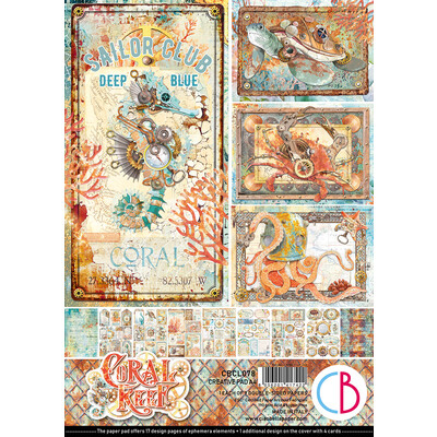 A4 Creative Pad, Coral Reef