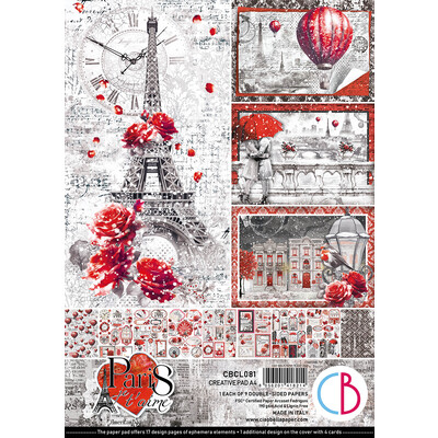 A4 Creative Pad, Paris Je t'aime