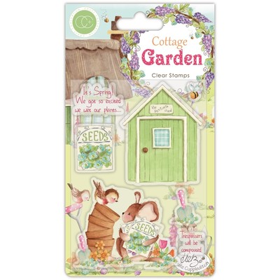 Clear Stamp, Cottage Garden - The Potting Shed