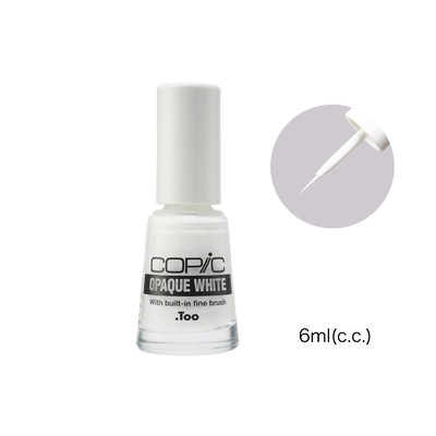 Opaque White, With Built in Fine Brush (6ml)