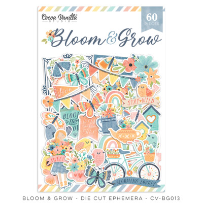 Die Cut Ephemera, Bloom & Grow