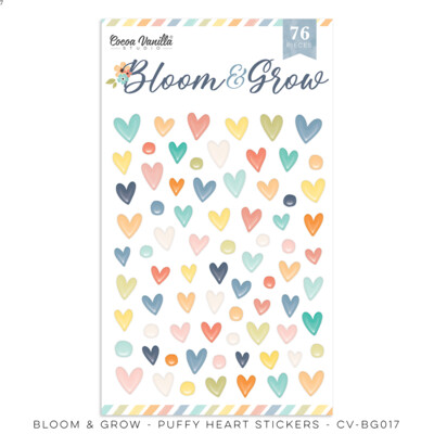 Puffy Stickers, Bloom & Grow