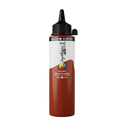 System3 Fluid Acrylic, 250ml - Burnt Sienna
