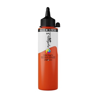 System3 Fluid Acrylic, 250ml - Cadmium Orange Hue
