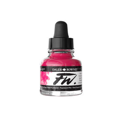 FW Acrylic Ink, 29.5ml - Fluorescent Pink