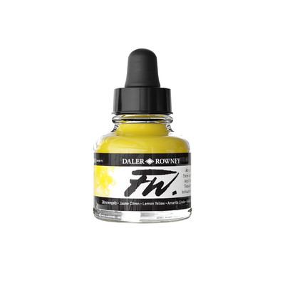 FW Acrylic Ink, 29.5ml - Lemon Yellow
