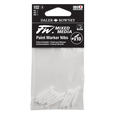 FW Mixed Media Paint Marker Nib Set, 1mm Hard (10pc)
