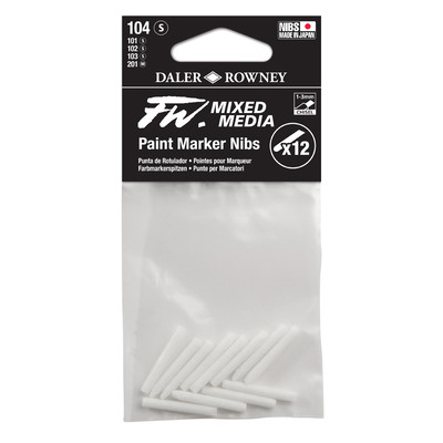 FW Mixed Media Paint Marker Nib Set, 1-3mm Chisel (12pc)