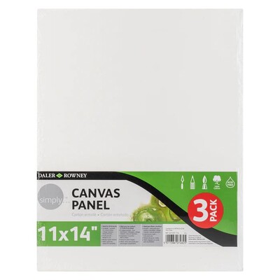 Simply Canvas Panel, 11" x 14" (3 Pack)