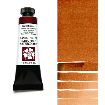 Extra Fine Watercolor Tube, 15ml - Burnt Sienna