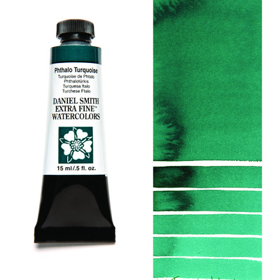 Extra Fine Watercolor Tube, 15ml - Phthalo Turquoise