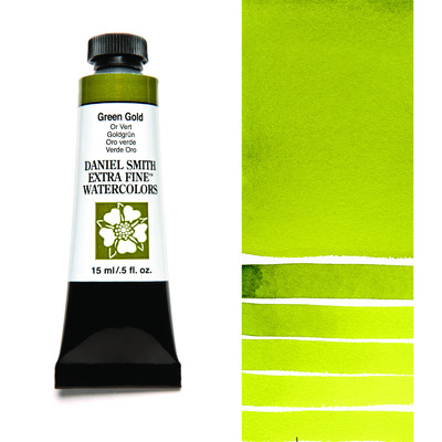 Extra Fine Watercolor Tube, 15ml - Green Gold