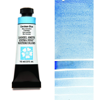Extra Fine Watercolor Tube, 15ml - Cerulean Blue