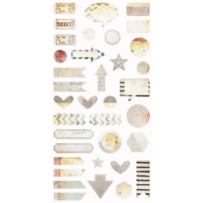 6X12 Die-cut Elements Sheet, Dreamscapes