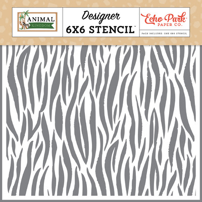 Stencil, Animal Kingdom - Zebra