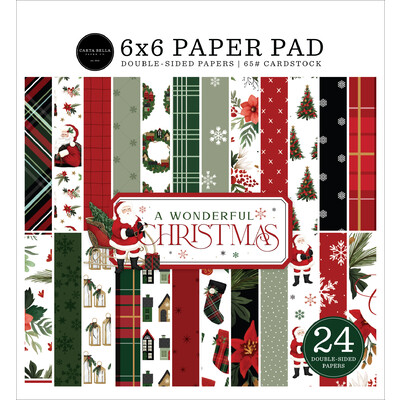 6X6 Paper Pad, A Wonderful Christmas