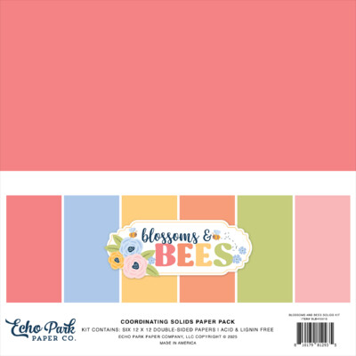 12X12 Solids Kit, Blossoms and Bees