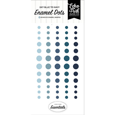 Enamel Dots, Blue Essentials