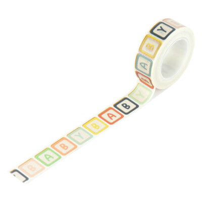 Washi Tape, Baby on Board Girl - Baby Blocks