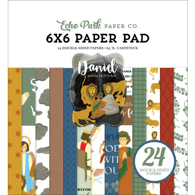 6X6 Paper Pad, Bible Stories: Daniel & the Lion's Den