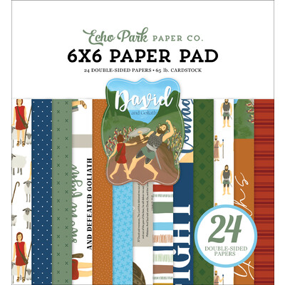 6X6 Paper Pad, Bible Stories: David & Goliath