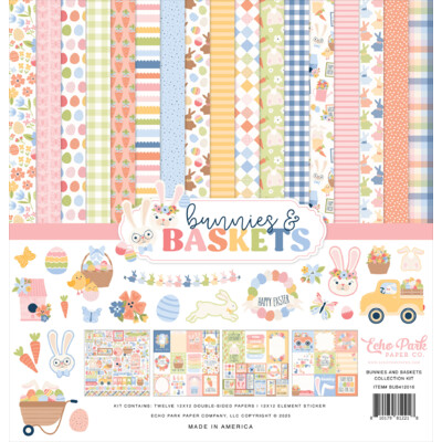 12X12 Collection Kit, Bunnies and Baskets