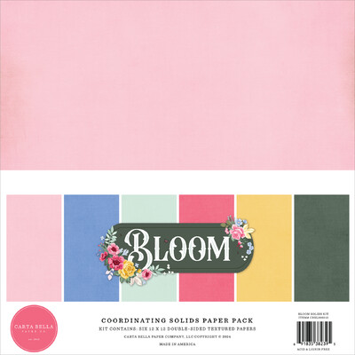 12X12 Solids Kit, Bloom