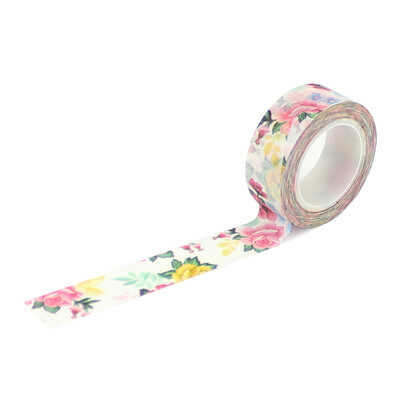 Washi Tape, Bloom - Little Things Floral in White