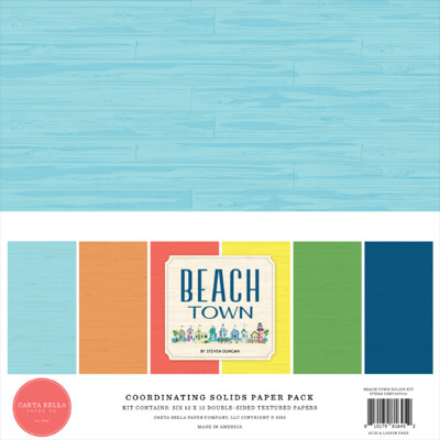 12X12 Solids Kit, Beach Town