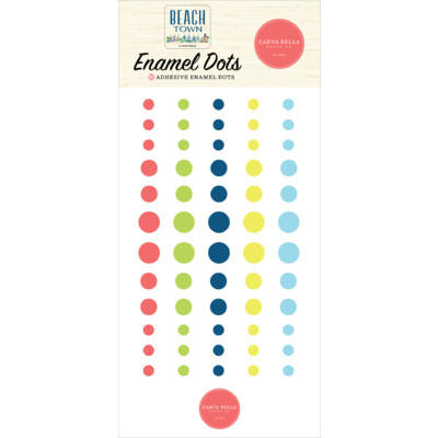 Enamel Dots, Beach Town