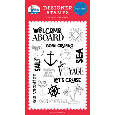 Clear Stamp, Bon Voyage - Welcome Aboard