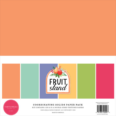 12X12 Solids Kit, Fruit Stand