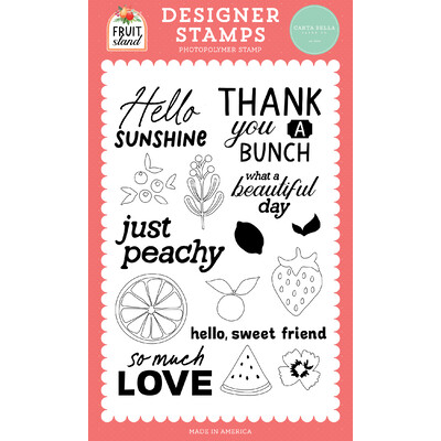 Clear Stamp, Fruit Stand - Sweet Friend