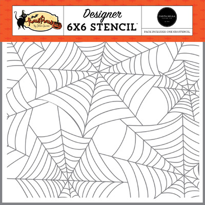 Stencil, Hocus Pocus - Spinning Webs