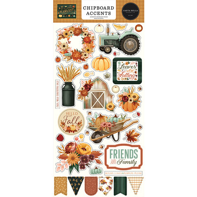 Chipboard Accents, Harvest