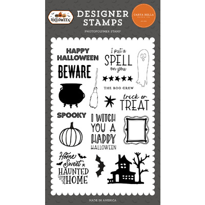 Clear Stamp, Halloween - Haunted Home