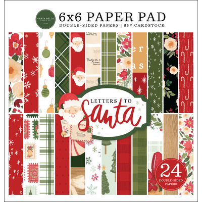 6X6 Paper Pad, Letters to Santa