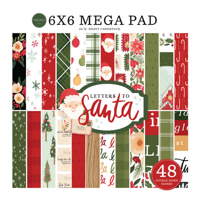 6X6 Mega Paper Pad, Letters to Santa