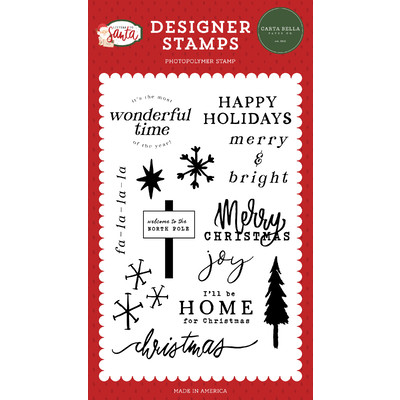 Carta Bella Paper - Letters To Santa Collection - Designer Dies - Merry  Christmas Script