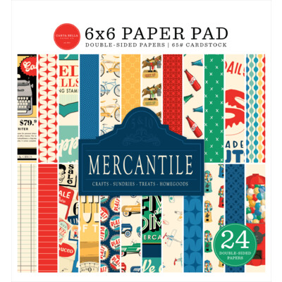 6X6 Paper Pad, Mercantile