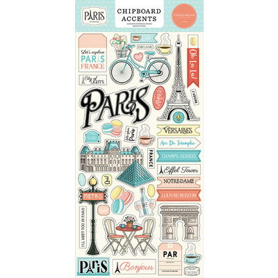 Chipboard Accents, Paris