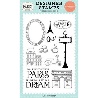 Clear Stamp, Paris - Walking Through Paris